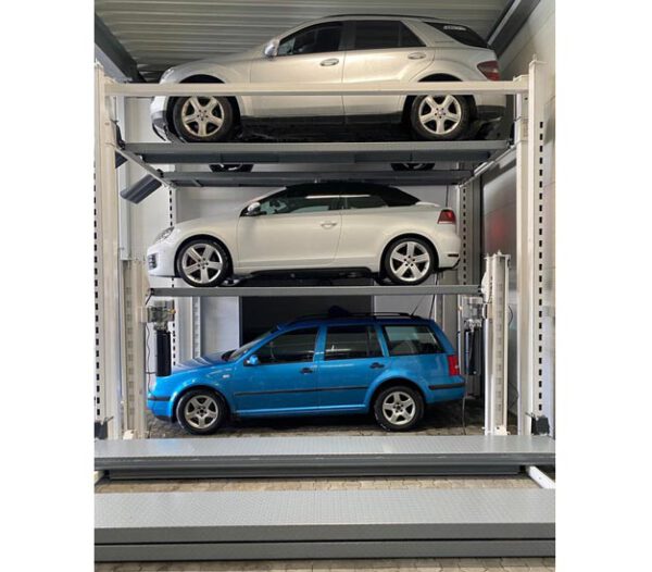 Triplex 3 cars park lift