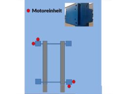 Motorhalter Winkeladapter