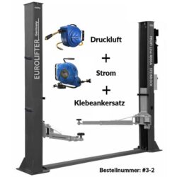 2 Säulen Hebebühne - Modell Profi 4000A 4x3 inkl. Zubehör