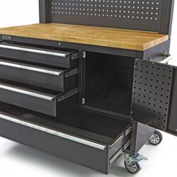 Werkbank-Schrank Holzplatte