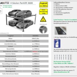 Doppelparker 4er Basic schmal & hoch