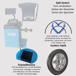 90 Bremse Splitsystem bl