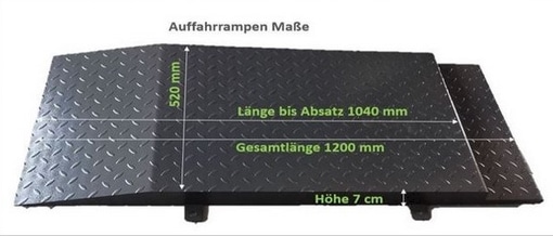 Auffahrrampe Neu